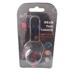 Abco Tech Bike Light Rear Aluminum LED Bike Light Safety